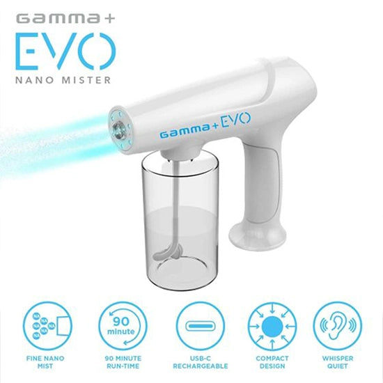 Pulverizator frizerie electric - GAMMA+ - EVO - Alb - 340 ml - PNEBEVONAMI