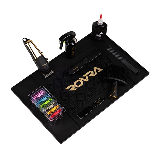 Covor magnetic - ROVRA - pentru ustensile si masini de tuns -  Negru
