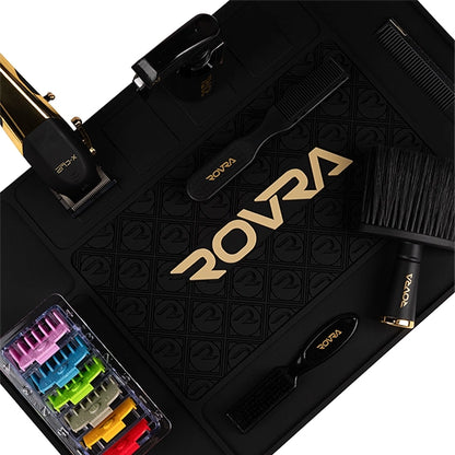 Covor magnetic - ROVRA - pentru ustensile si masini de tuns -  Negru