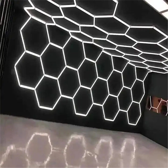 Sistem lumini led hexagonale - tip fagure - 4.84 x 2.43 m