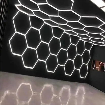 Sistem lumini led hexagonale - tip fagure - 4.84 x 2.43 m