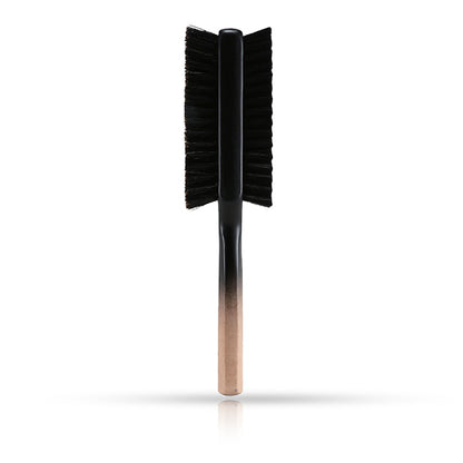 Perie profesionala pentru barba &amp; fade brush cu maner din lemn - JRL