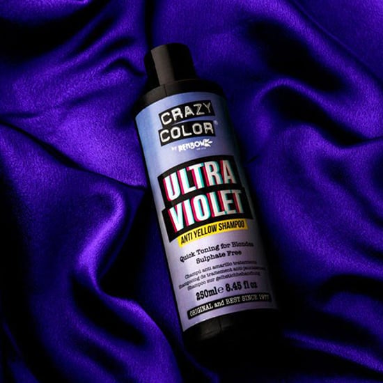 Sampon - CRAZY COLOR - Ultra Violet - cu efect anti-ingalbenire - 250 ml