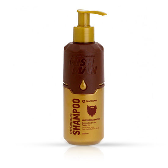 Sampon - NISH MAN - pentru barba si mustata - 200 ml