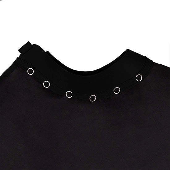 Pelerina guler neopren - coafor/frizerie ROVRA - Neagra R
