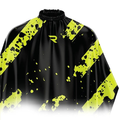 Pelerina coafor/frizerie - ROVRA - Splash - Verde/Negru