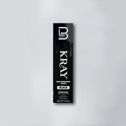Vopsea semi - permanenta - L3VEL3 -  Negru - 100 ml