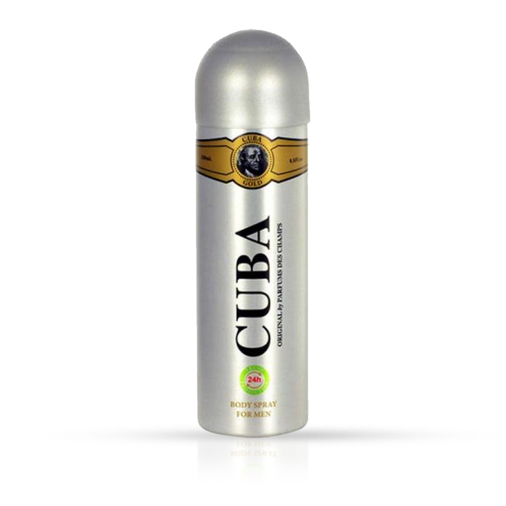 Deodorant spray CUBA - pentru barbati - Gold - 200 ml