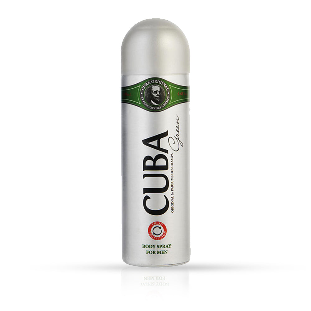 Deodorant spray CUBA - pentru barbati - Green - 200 ml