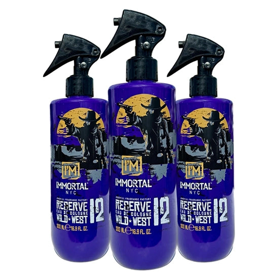 After shave colonie - IMMORTAL - 12 Wild West - 500 ml