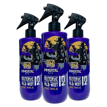 After shave colonie - IMMORTAL - 12 Wild West - 500 ml