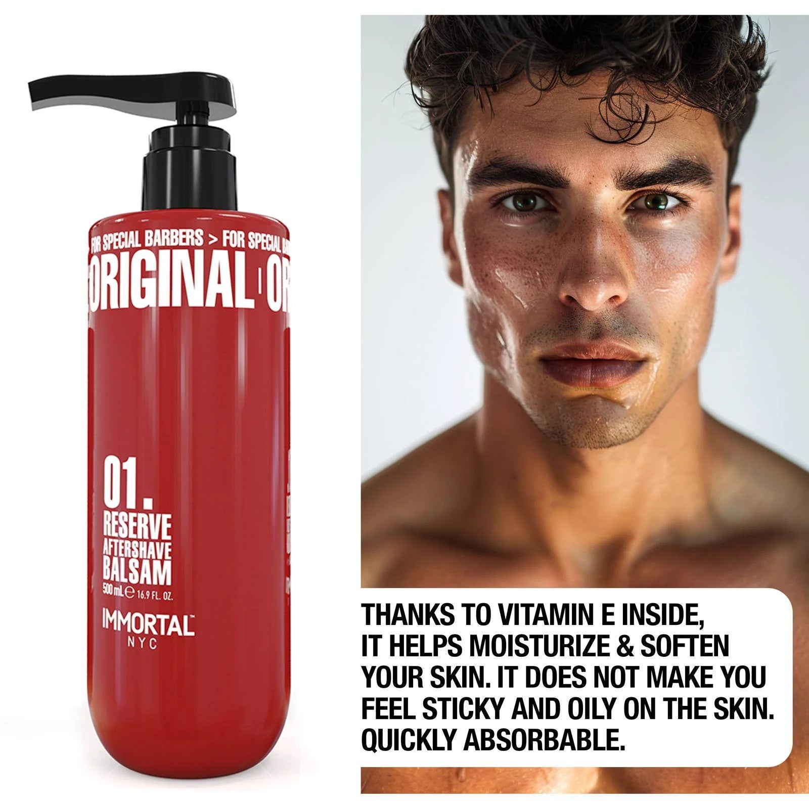 After shave balsam - IMMORTAL - Reserve 01 - 500 ml