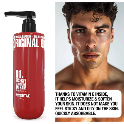 After shave balsam - IMMORTAL - Reserve 01 - 500 ml