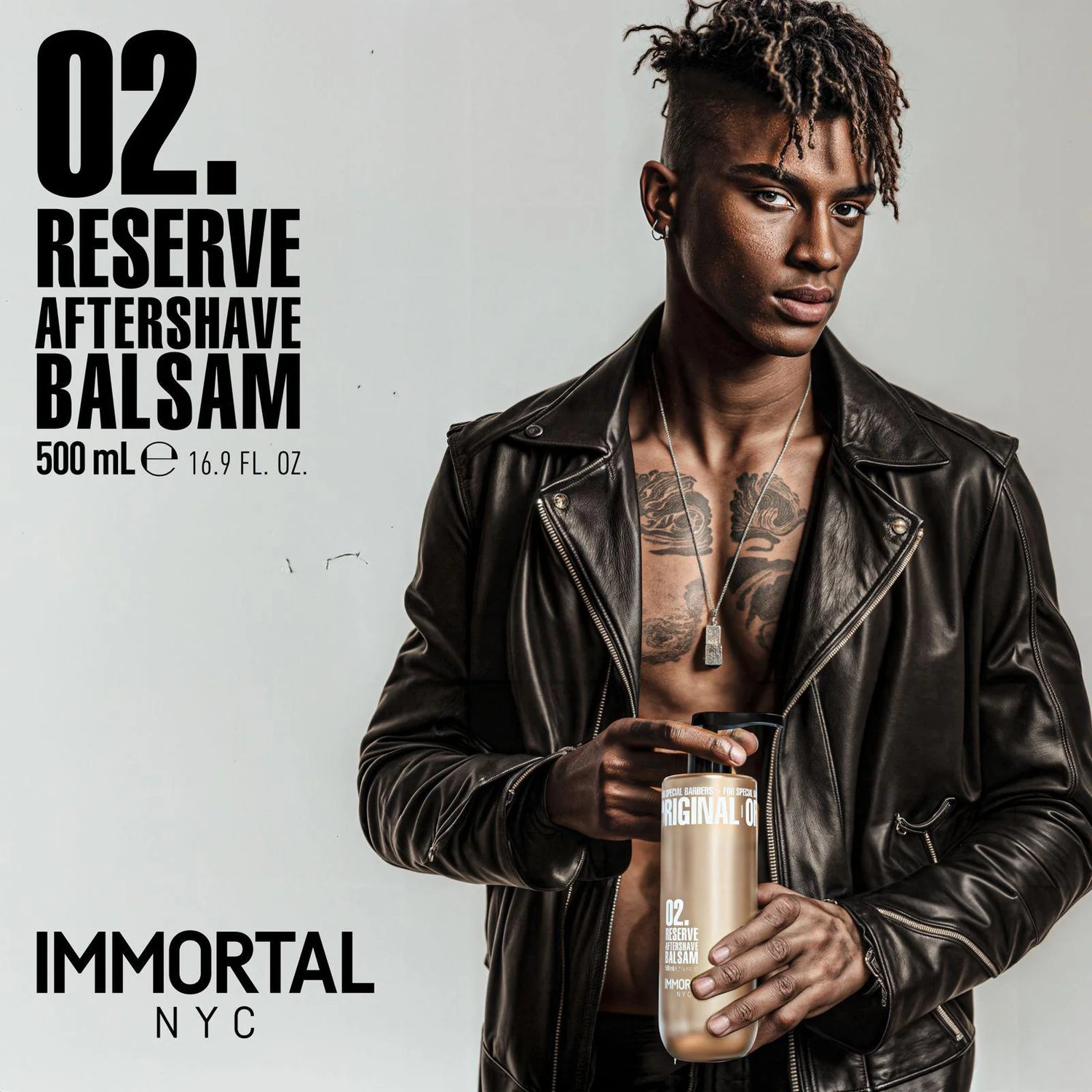 After shave balsam - IMMORTAL - Reserve 02 - 500 ml
