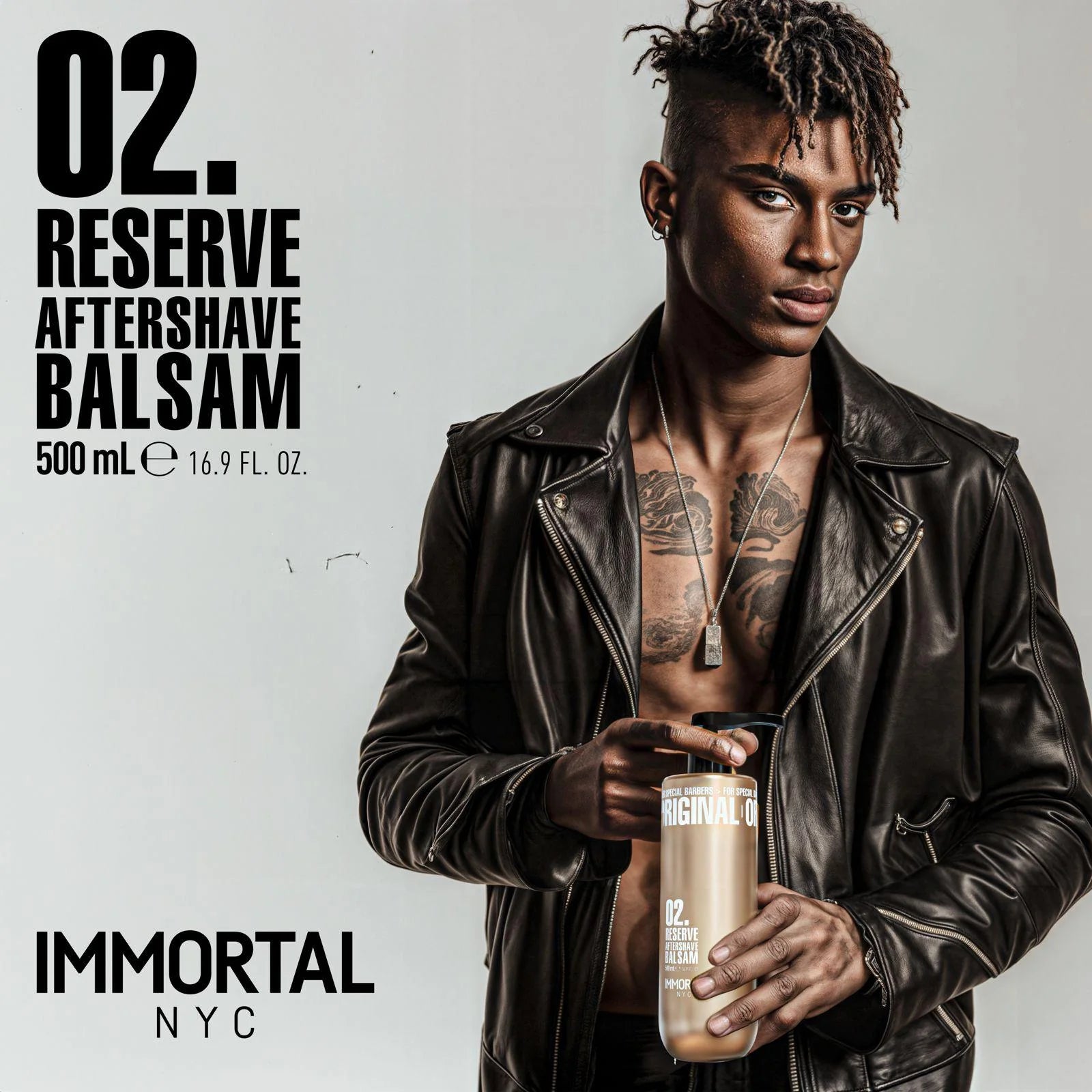 After shave balsam - IMMORTAL - Reserve 02 - 500 ml