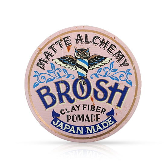 Ceara pentru par - BROSH - Pomade - Clay Fiber - 120 gr
