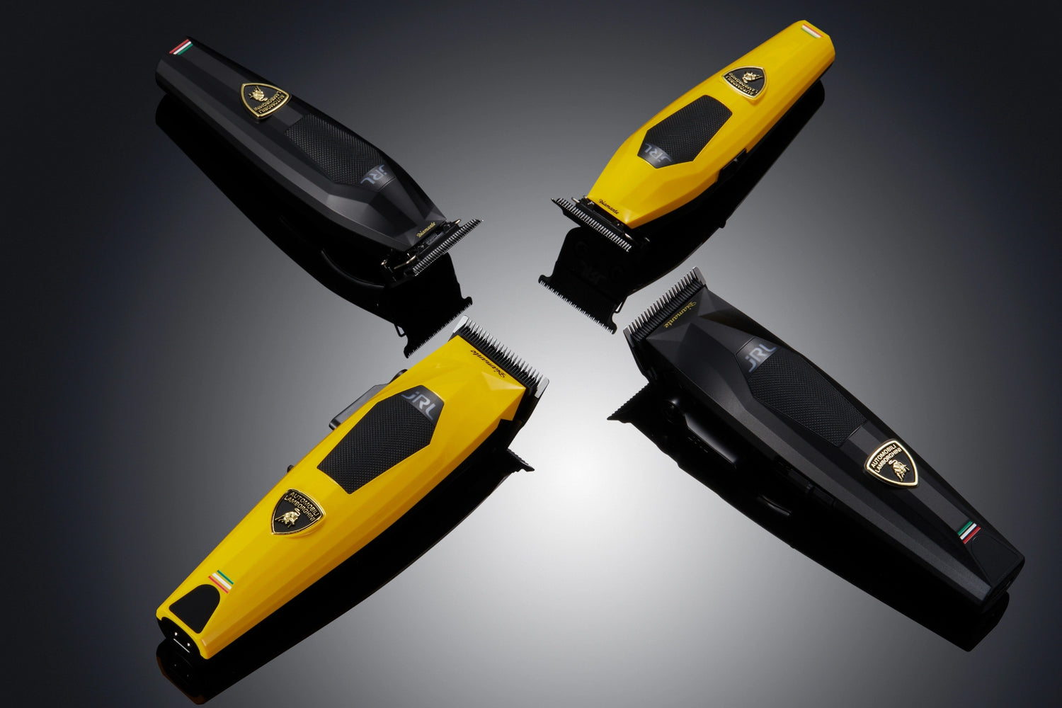 Set JRL Profesional - Lamborghini Diamante- Masina de tuns 2025C + Masina de contur 2025T - Black - fara fir