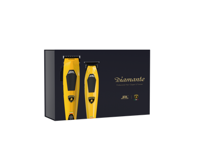 Set JRL Profesional -Lamborghini Diamante - Masina de tuns 2025C + Masina de contur 2025T - Yellow - fara fir