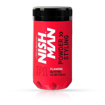 Pudra de volum - NISH MAN - FLAMING - 20 gr