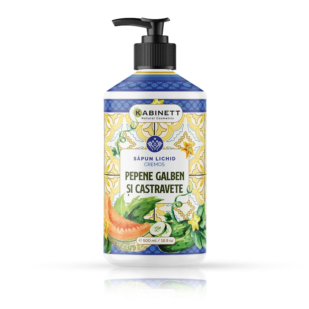 Săpun lichid KABINETT Pepene galben și castravete 500 ml din set