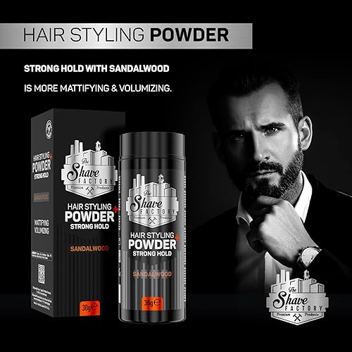 Pudra - SHAVE FACTORY - de volum si efect mat 30 gr - SANDALWOOD