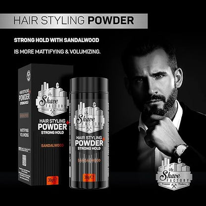 Pudra - SHAVE FACTORY - de volum si efect mat 30 gr - SANDALWOOD