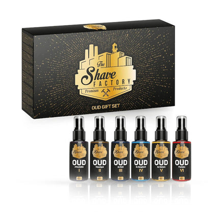 Set Cadou Oud  - SHAVE FACTORY - 6x After Shave 50 ml