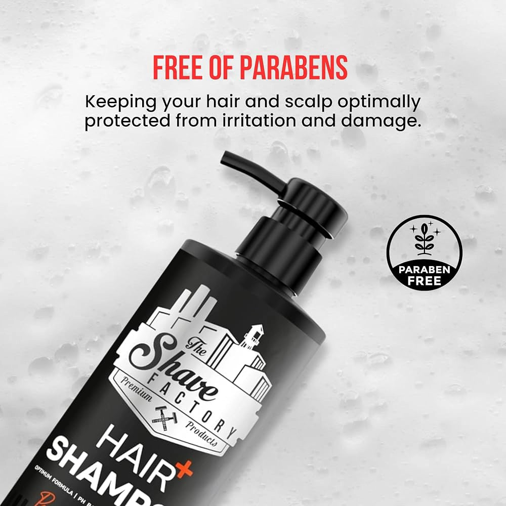 Sampon - SHAVE FACTORY - pentru par fara  parabeni - 1000 ml