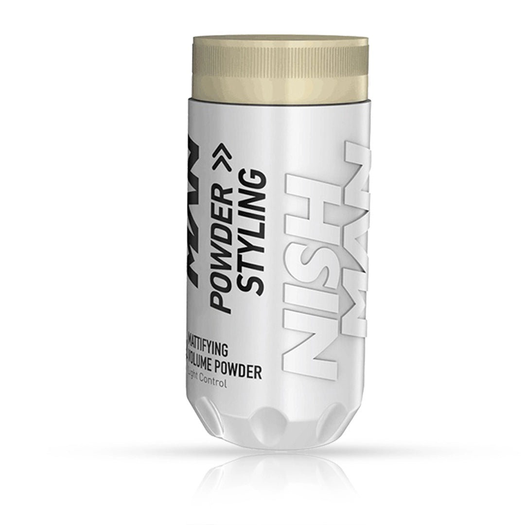 Pudra de volum - NISH MAN -  Light Hold -  Milky 20 gr
