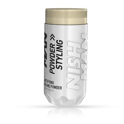 Pudra de volum - NISH MAN -  Light Hold -  Milky 20 gr