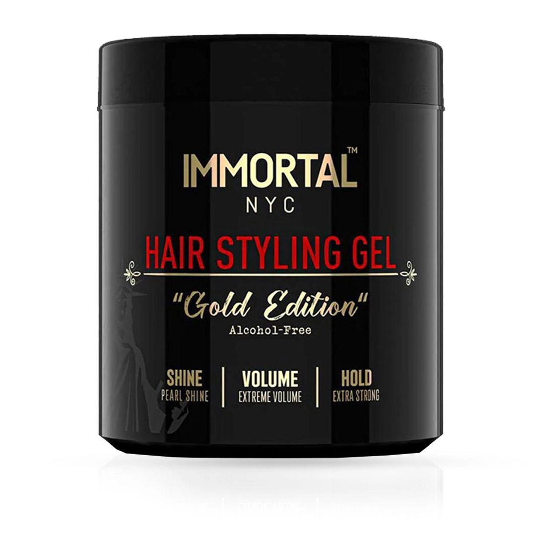 Gel de par - IMMORTAL - Gold Edition  - Fara alcool - 500 ml