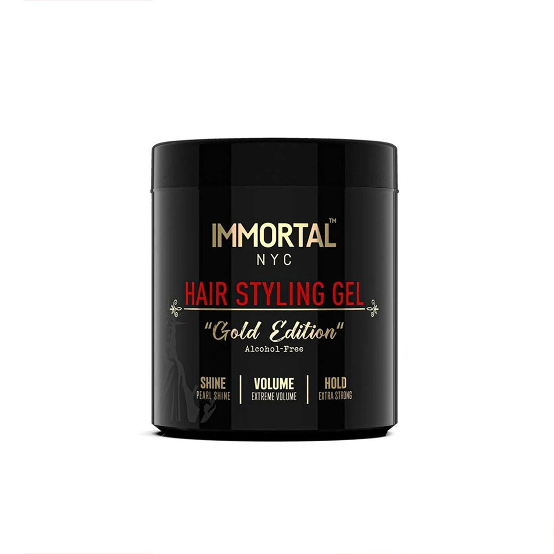 Gel de par - IMMORTAL - Gold Edition  - Fara alcool - 500 ml