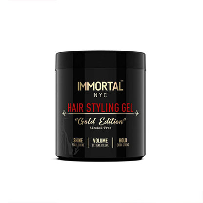 Gel de par - IMMORTAL - Gold Edition  - Fara alcool - 500 ml