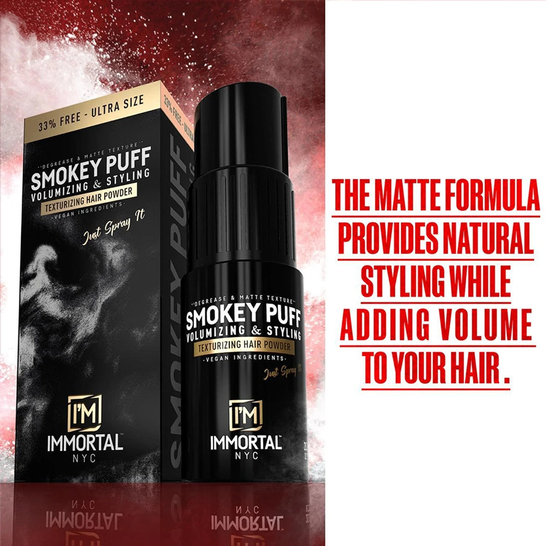 Pudra de volum- IMMORTAL - Smokey Puff - 20 gr  - matte