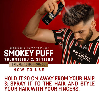 Pudra de volum- IMMORTAL - Smokey Puff - 20 gr  - matte