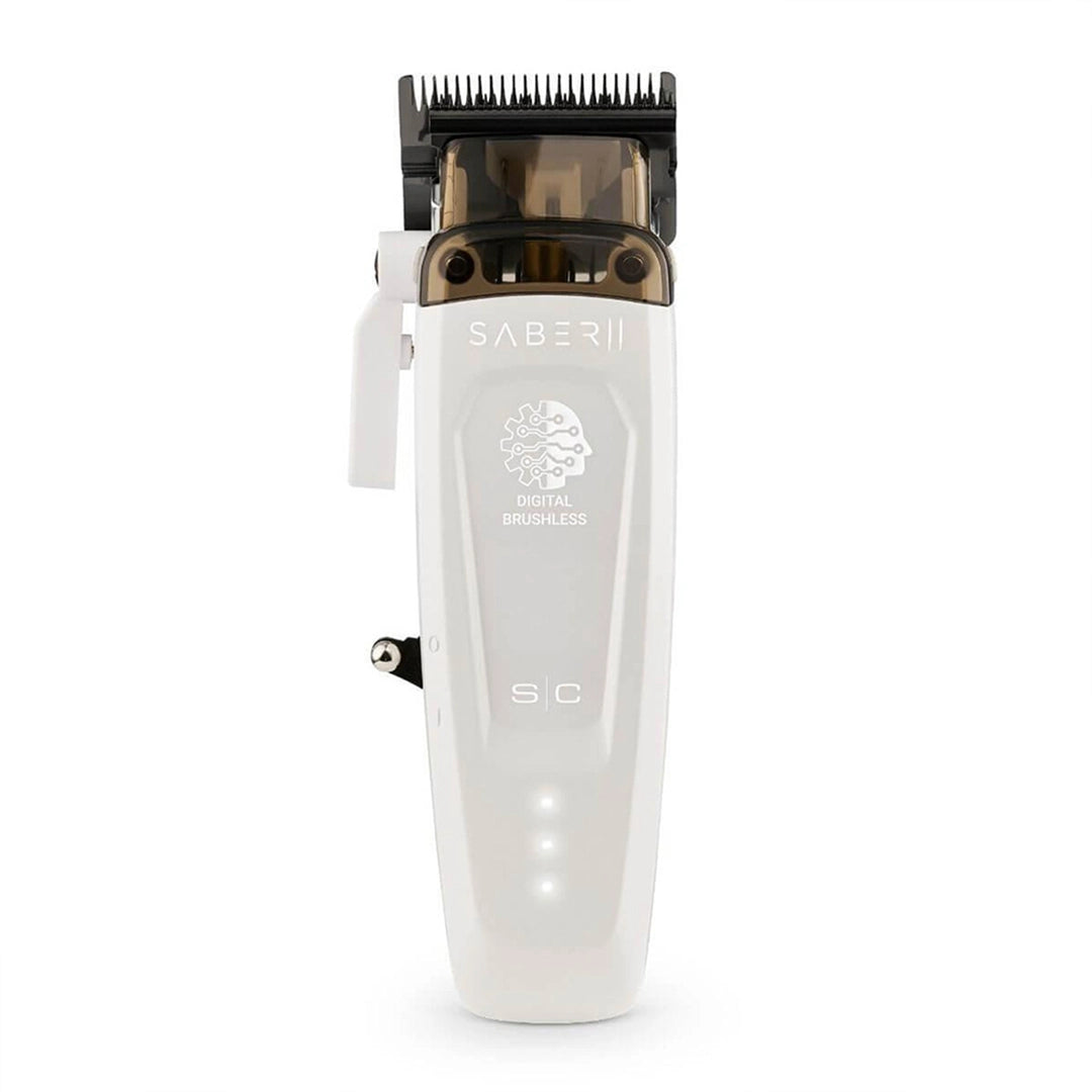 Masina de tuns - STYLECRAFT - Saber II - 7.500 RPM - Alb - Editie Limitata