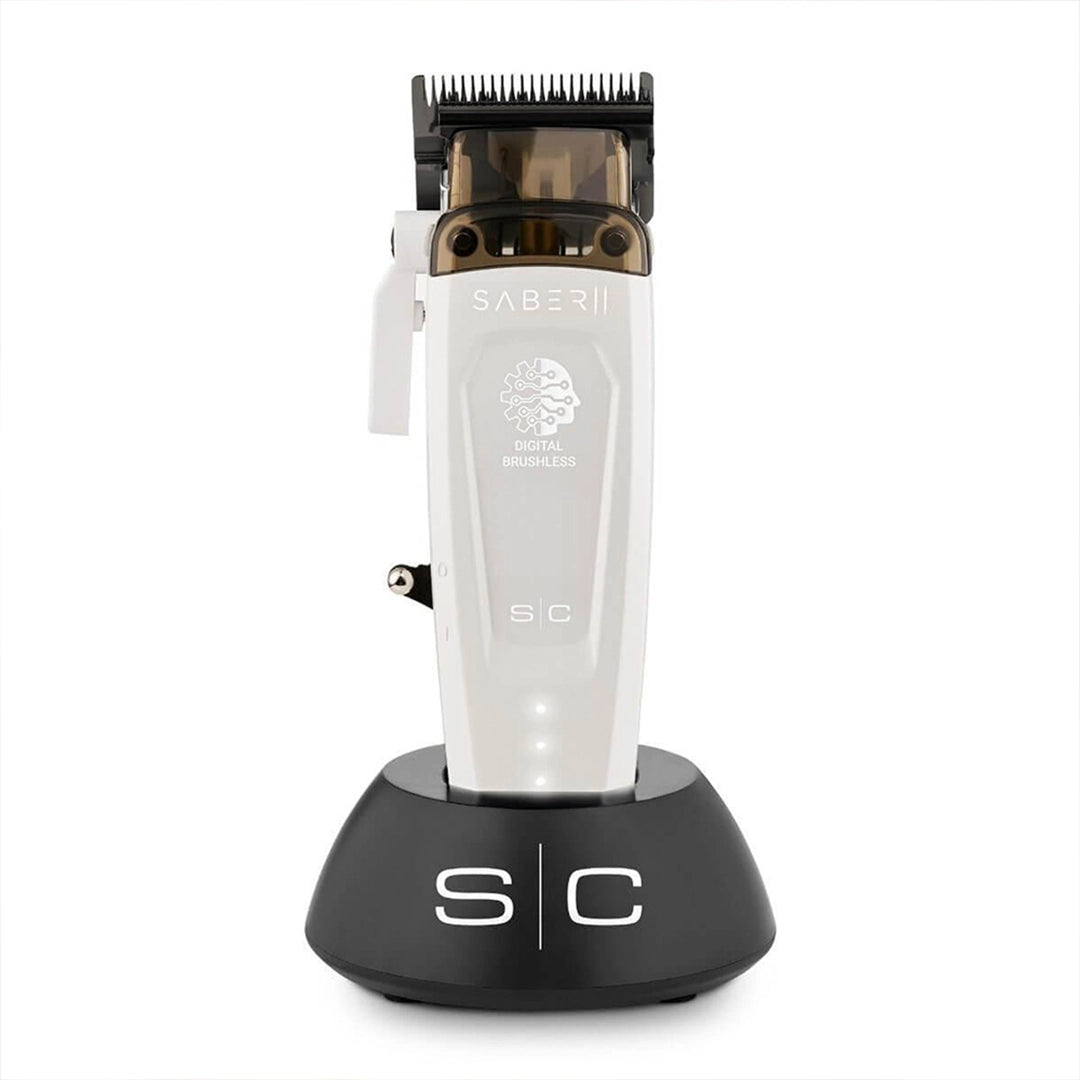 Masina de tuns - STYLECRAFT - Saber II - 7.500 RPM - Alb - Editie Limitata