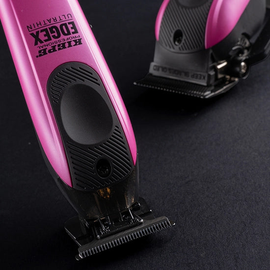 Set EDGE X - KIEPE - Masina de tuns + Masina de contur -  Ultra Thin - Roz