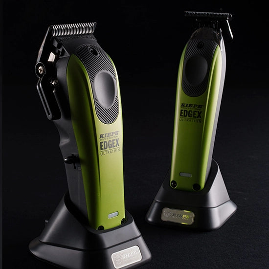 Set EDGE X - KIEPE - Masina de tuns + Masina de contur -  Ultra Thin - Verde