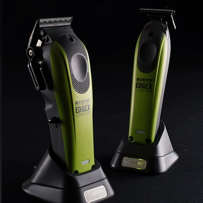 Set EDGE X - KIEPE - Masina de tuns + Masina de contur -  Ultra Thin - Verde