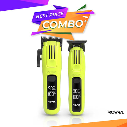 Set ROVRA - IMPACT - Masina de tuns + Masina de contur  - Verde