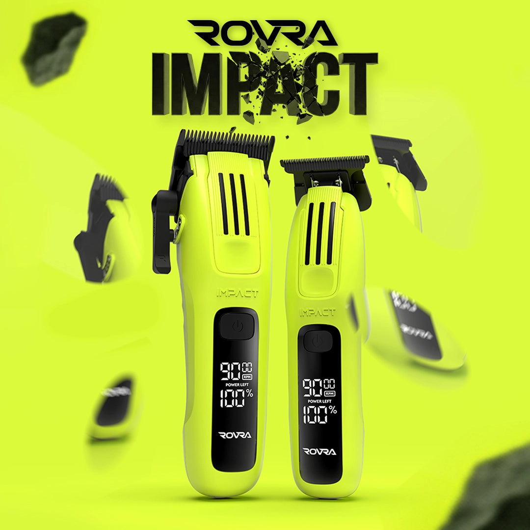 Set ROVRA - IMPACT - Masina de tuns + Masina de contur  - Verde