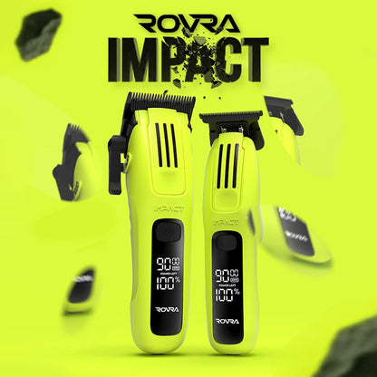 Set ROVRA - IMPACT - Masina de tuns + Masina de contur  - Verde