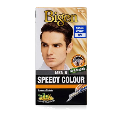 Vopsea de par  - BIGEN -  Natural Brown B 104 - Saten natural