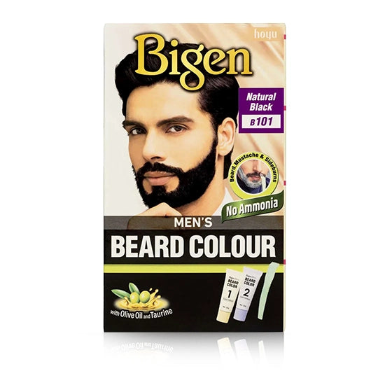 Vopsea de barba - BIGEN - Natural Black - B101 - Negru  NATURAL