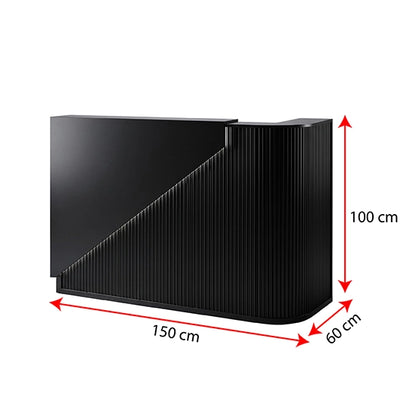 Receptie pentru Frizerie / Barber Shop - MENOSER - Verona -  MSR-P 003 - black - cu led