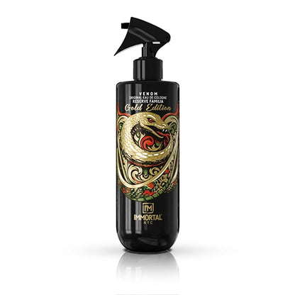 After shave colonie - IMMORTAL - Venom -  Gold Edition - 500 ml