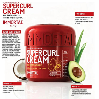 Crema pentru bucle - IMMORTAL -  SUPER - 500 ml