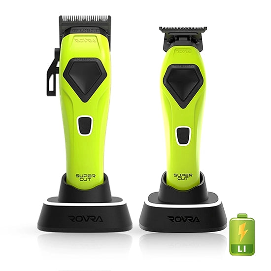 Set ROVRA - SUPER CUT - Masina de tuns + Masina de contur  - vector