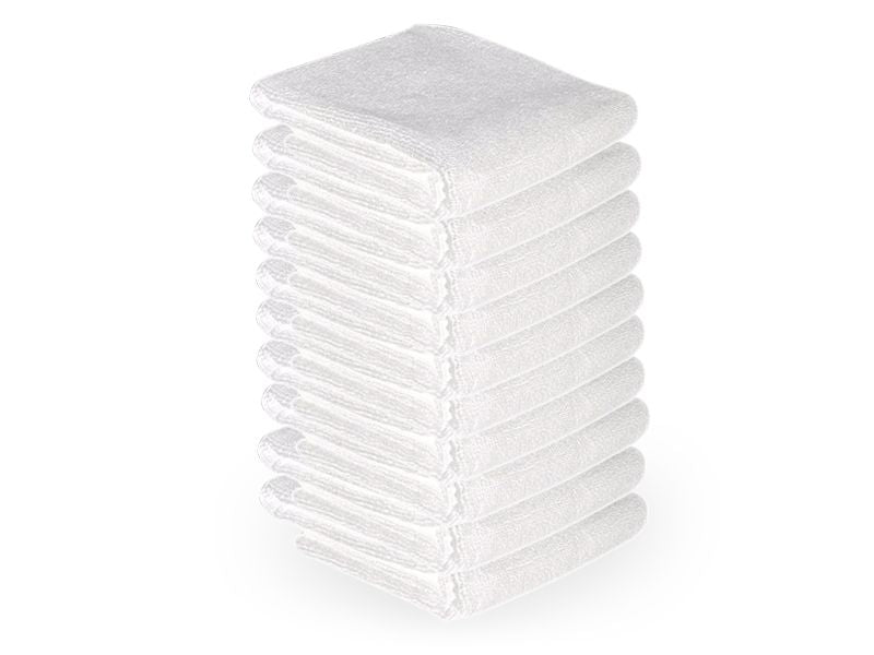 Prosop microfibră 73x40cm 10buc alb
